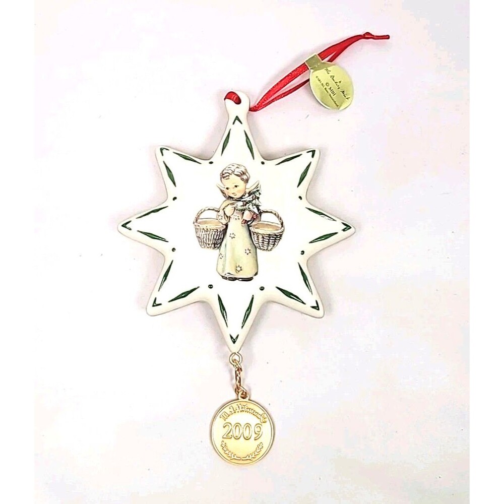 Hummel Christmas Tree Ornament 2009 Christmas Angel The Danbury Mint